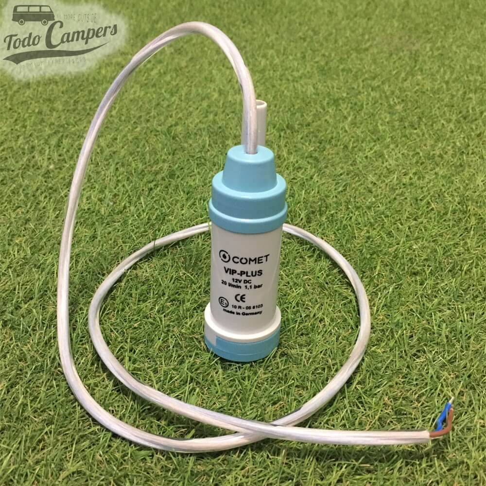 Bomba sumergible Comet Vip Plus 12 v. 20 lts. Bomba depósito de aguas limpias camper