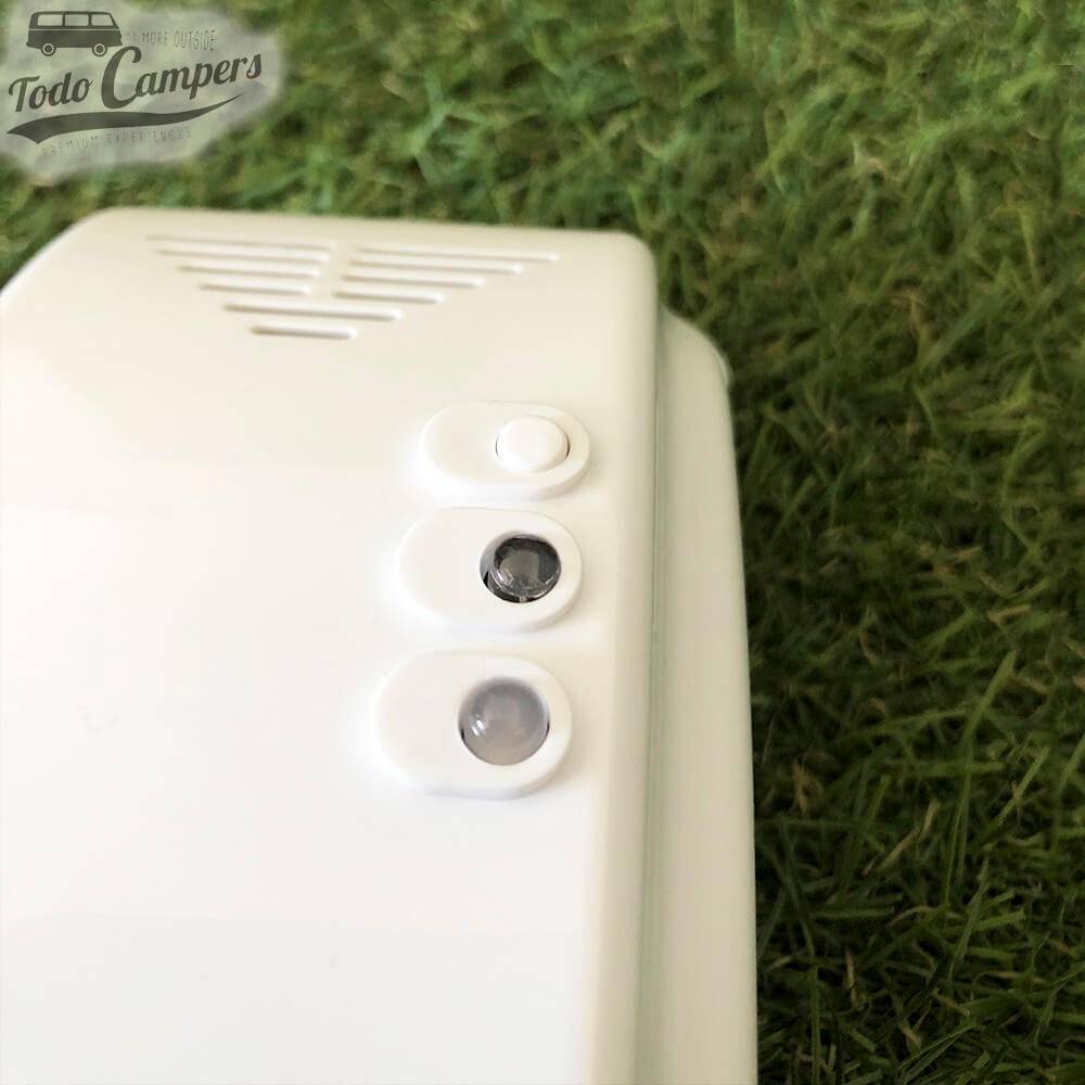 Detetor de gás com indicador LED e sem fios