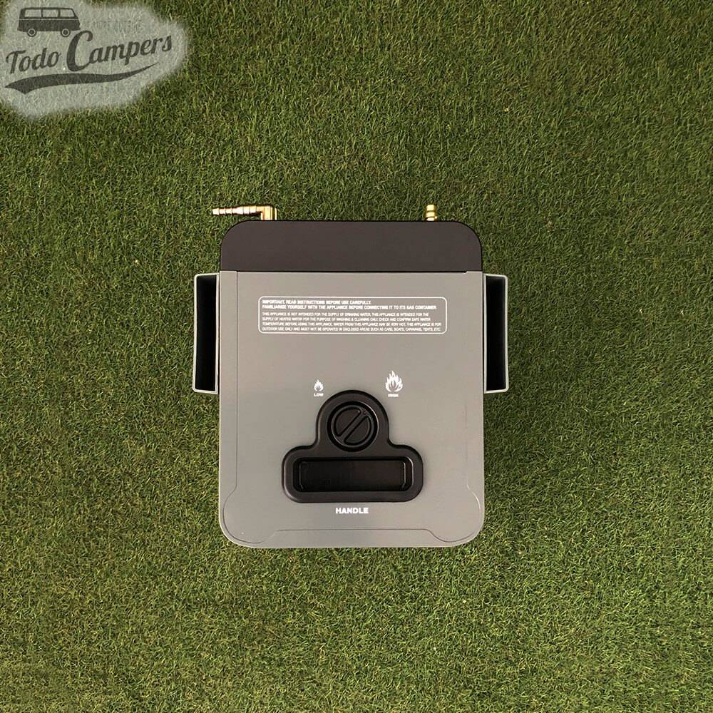 Termo de gas portátil para tu furgoneta, autocaravana o furgoneta camper