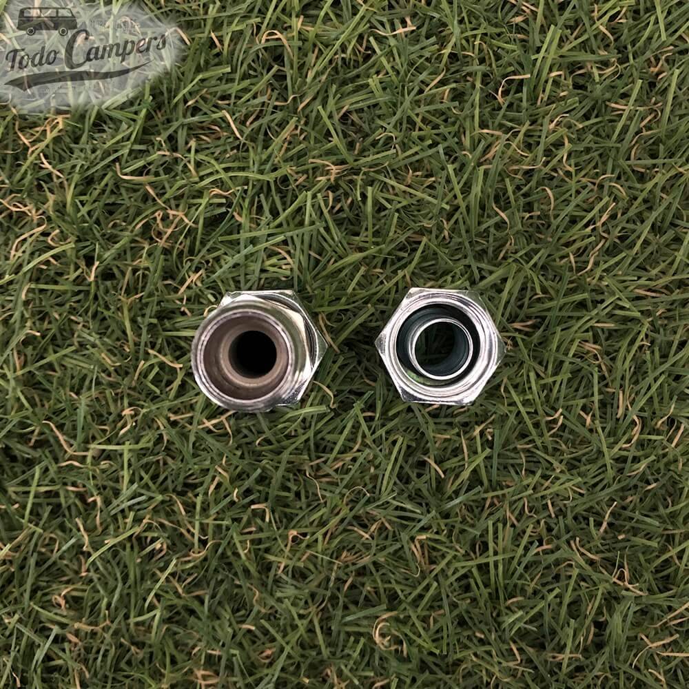 Peças ligador direito com bicone 8mm para tubo de gás