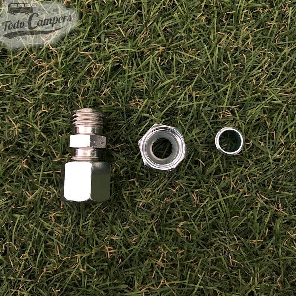 Peças ligador direito com bicone 8mm para tubo de gás