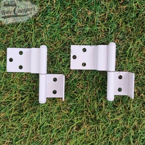 2 Bisagras para puerta derecha semiempotrada