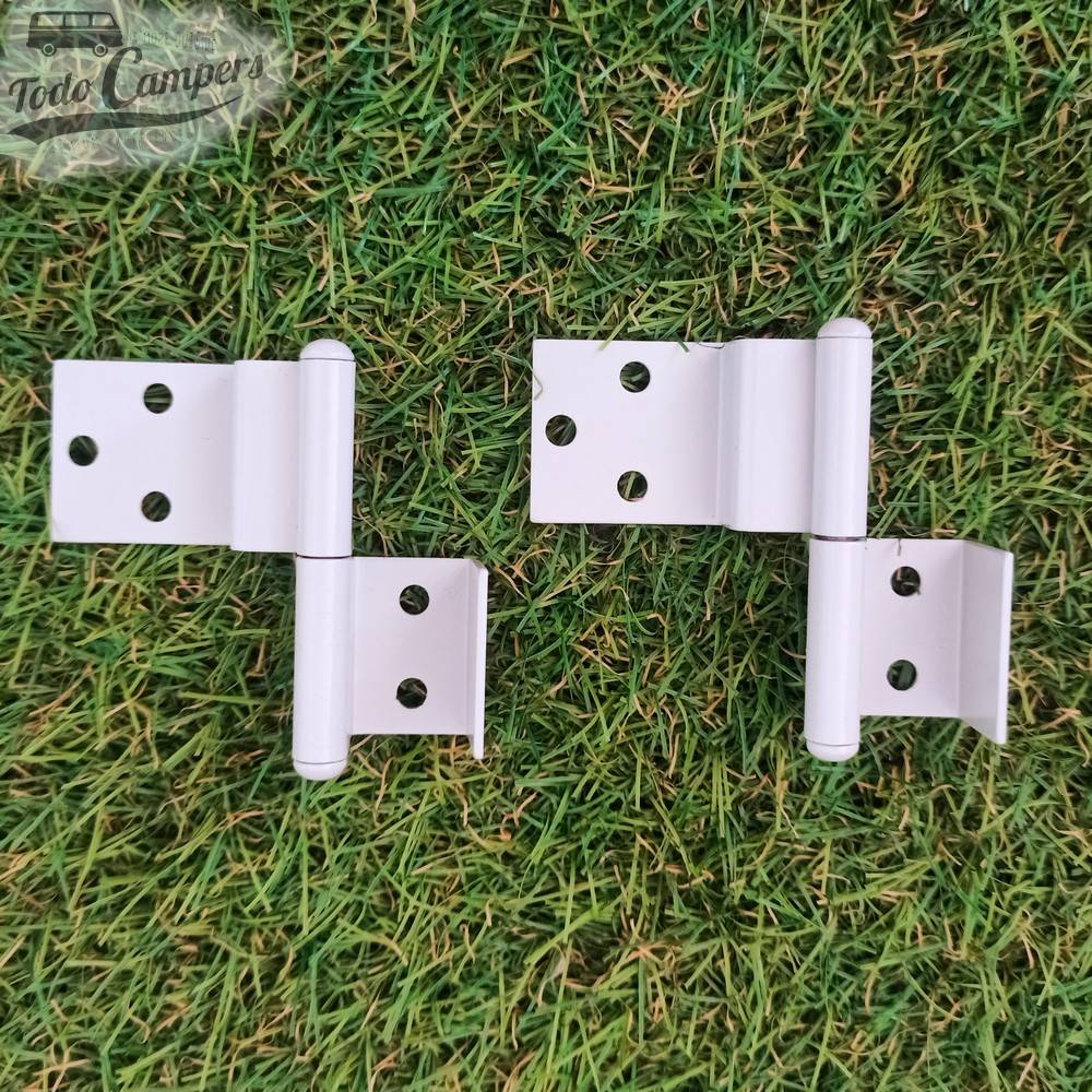 Dobradiça porta direita semi-encastrada (2 uds.)