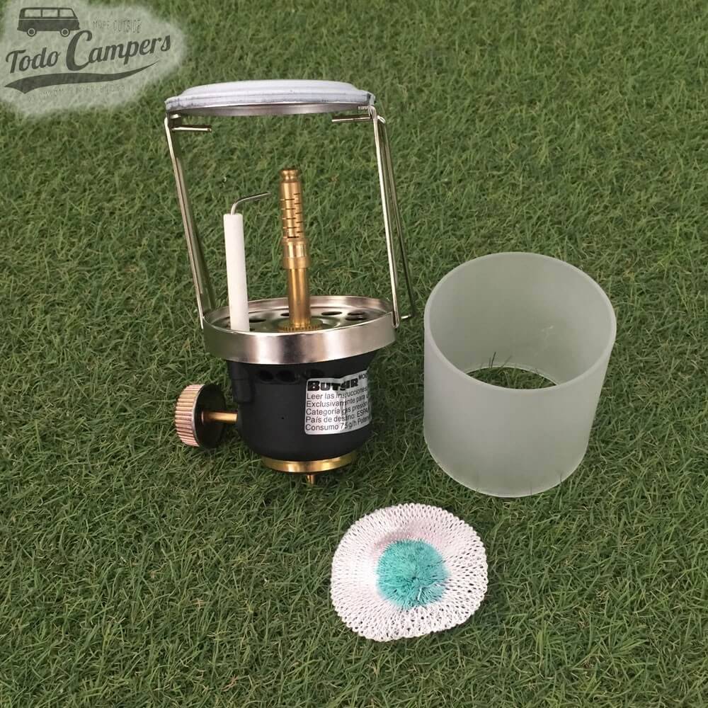 Lámpara de gas 125 W Piezo naranja Butsir