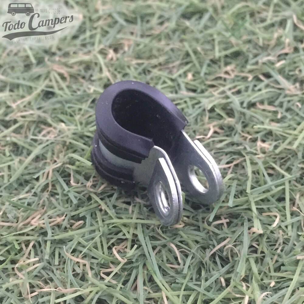 abrazadera para tubo de gas de 8mm