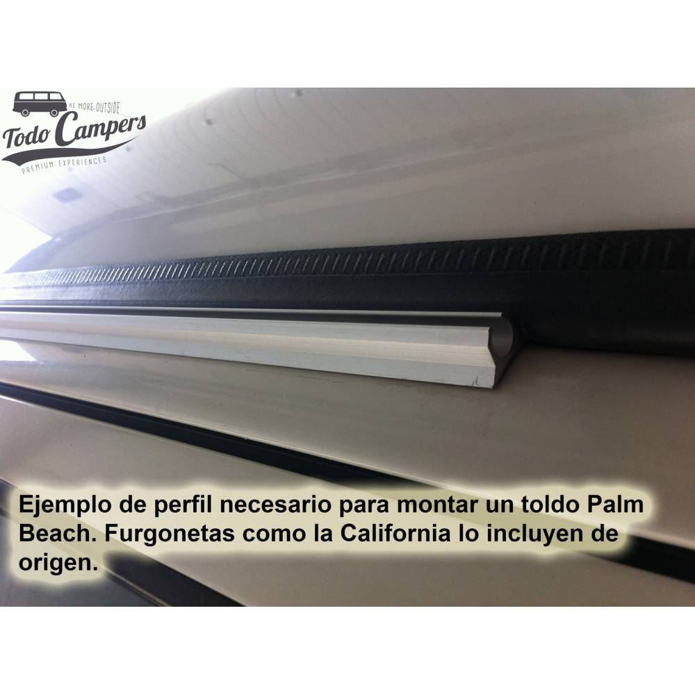 Ejemplos e instrucciones  sobre Toldo Palm Beach 260cm Gris/Lima desmontable