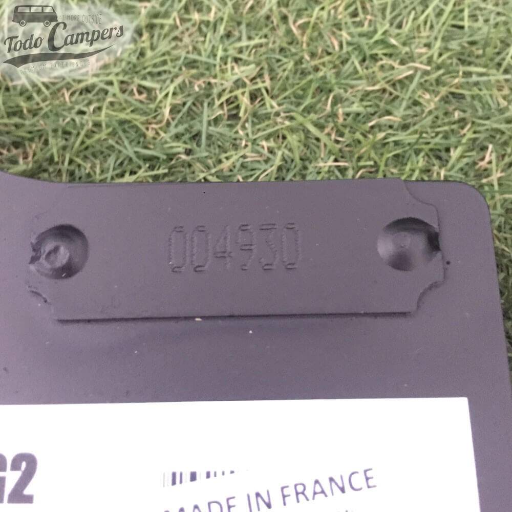 código de fabricante para homologación de base giratoria