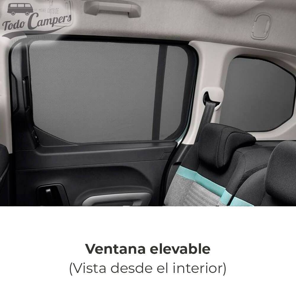 Janela elevável de Berlingo 2018 vista desde dentro