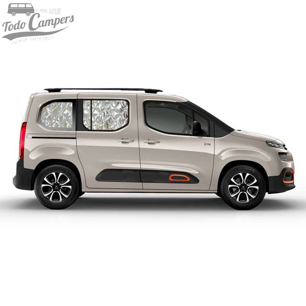 Aislantes térmicos para ventanas elevables de batalla corta de Berlingo desde 2018