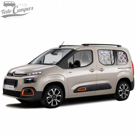 Aislantes térmicos para Berlingo, Partner, Rifter y Combo desde 2018 y ProAce City desde 2019 Habitáculos (ventanas laterales)