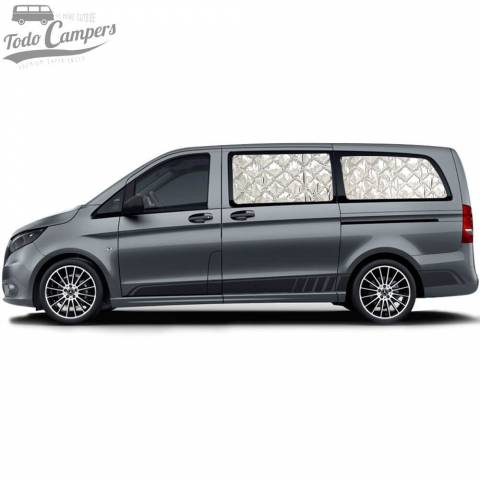 Aislantes Térmicos Mercedes Vito Tourer y Clase V desde 2014 - Habitáculos (ventanas laterales)