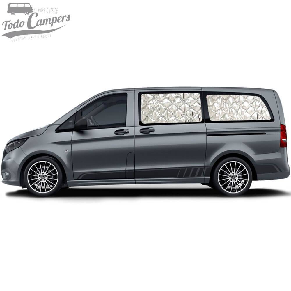 Aislantes Térmicos Mercedes Vito Tourer y Clase V desde 2014 - Habitáculos (ventanas laterales)