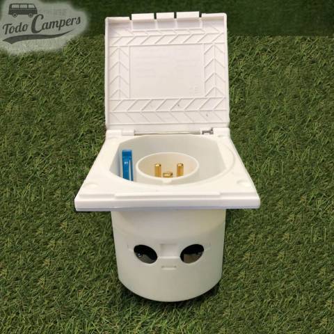 Toma de Luz Exterior CEE Blanca