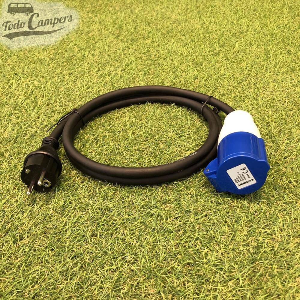 Toma CEE Hembra a 230V Macho  1,5 metros