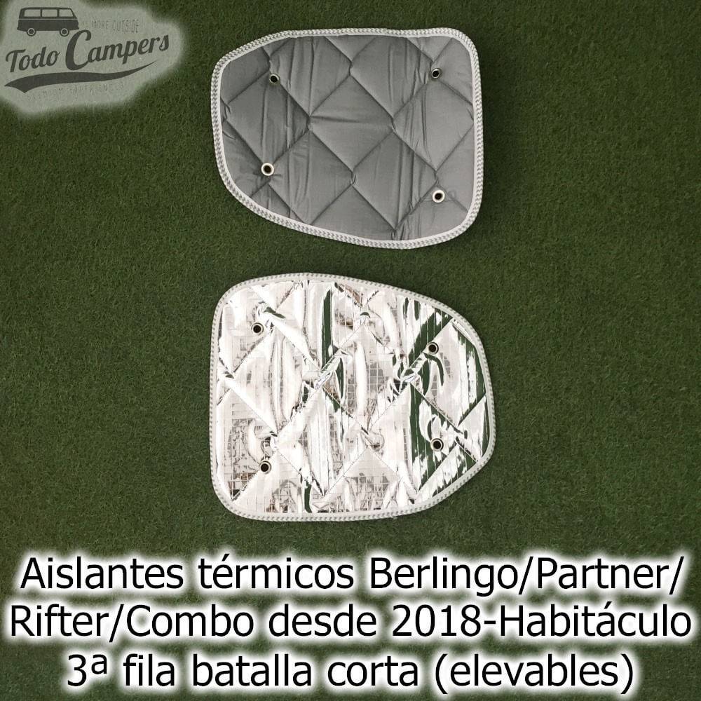 palas para o sol para Berlingo, Partner, Rifter Combo +2018 e ProAce City +2019 - 3 fila habitáculo curto janela elevável