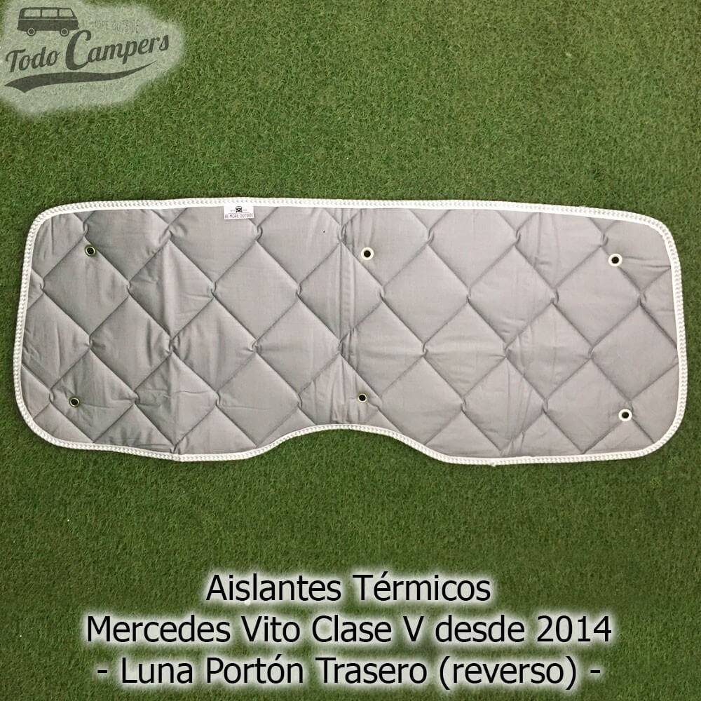 Reverso gris del aislante térmico de portón trasero para Mercedes Vito Tourer y Clase V desde 2014
