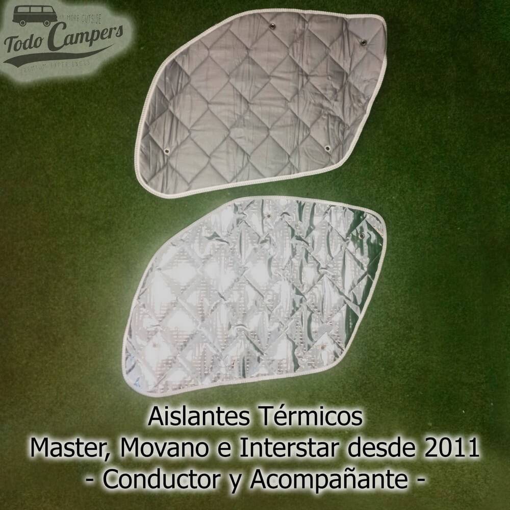 Aislante térmico para la ventanilla de conductor y acompañante de Master, Movano y NV400 desde 2011