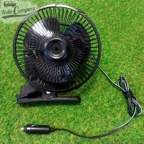 Ventilador camper de 12v con toma de mechero