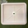 Plato de ducha blanco 59x51x6cm  Encastrable