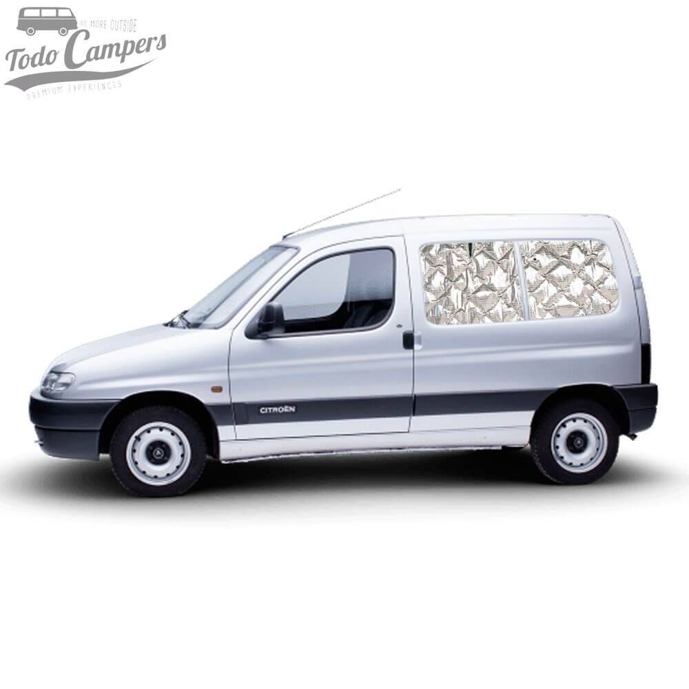 Cortinas Isotérmicas para Berlingo e Partner 1996-2008 - Pack Habitáculo