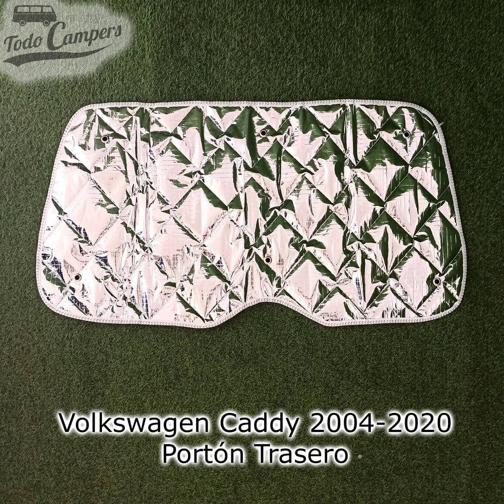 Parte plateada de los aislantes térmicos para el portón trasero de Volkswagen Caddy 2004-2020
