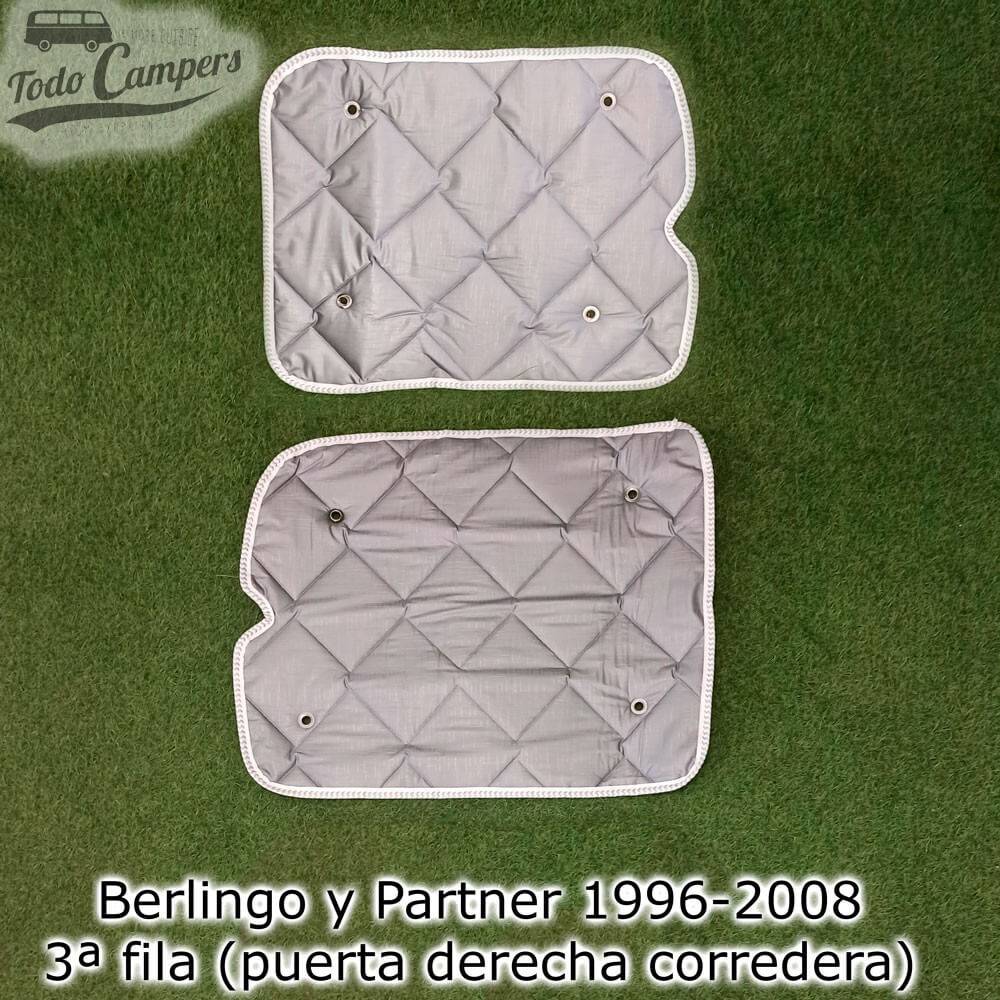 Palas para o sol para Berlingo e Partner 1996-2008 - 3ª fila com porta de correr