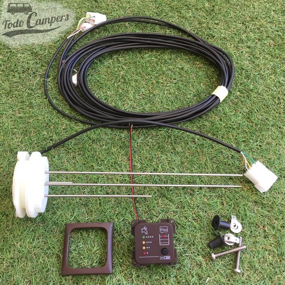 Peças e componentes do Painel indicador LED águas limpas e cinzentas com sondas - CBE MT214