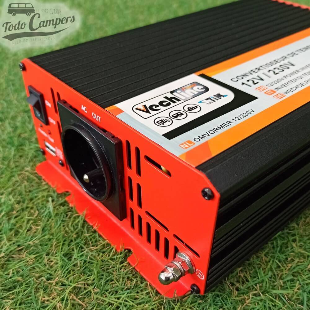 el inversor incluye shuco europeo y toma usb