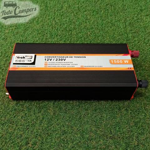 Inversor de 12V a 230V de 1500W - Onda rectificada VECHLINE