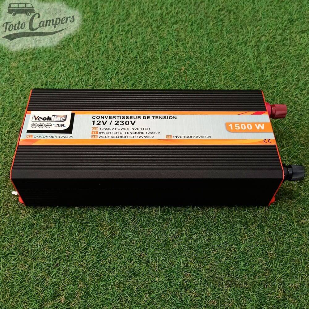 Inversor de 12V a 230V de 1500W - Onda rectificada VECHLINE