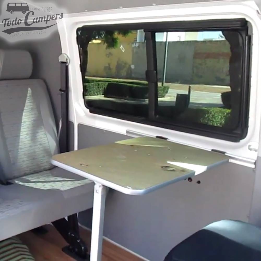 Cómo hacer una mesa abatible para furgoneta camper