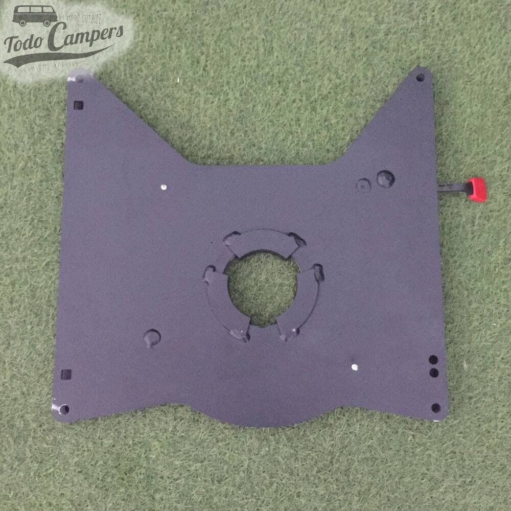 Base giratoria acompañante para Ford Transit 2000-2013 vista  desde abajo
