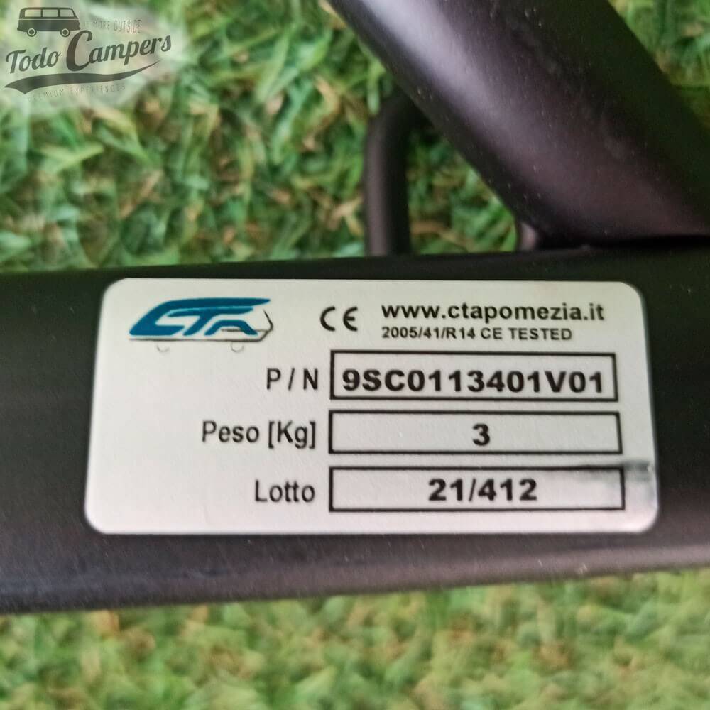part number del Sistema Isofix para estructuras de asientos CTA: 9SC0113401V01