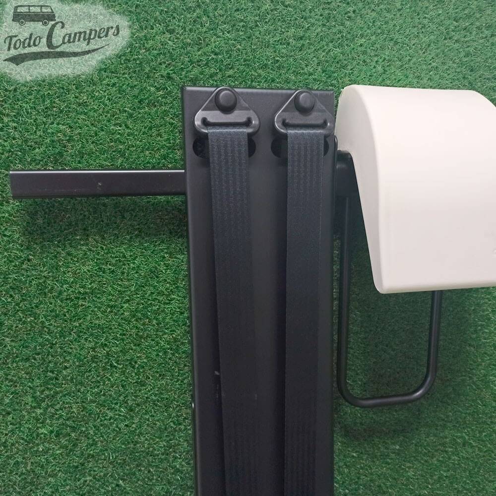 Barra horizontal que fija la estructura CTA con el reposacabezas