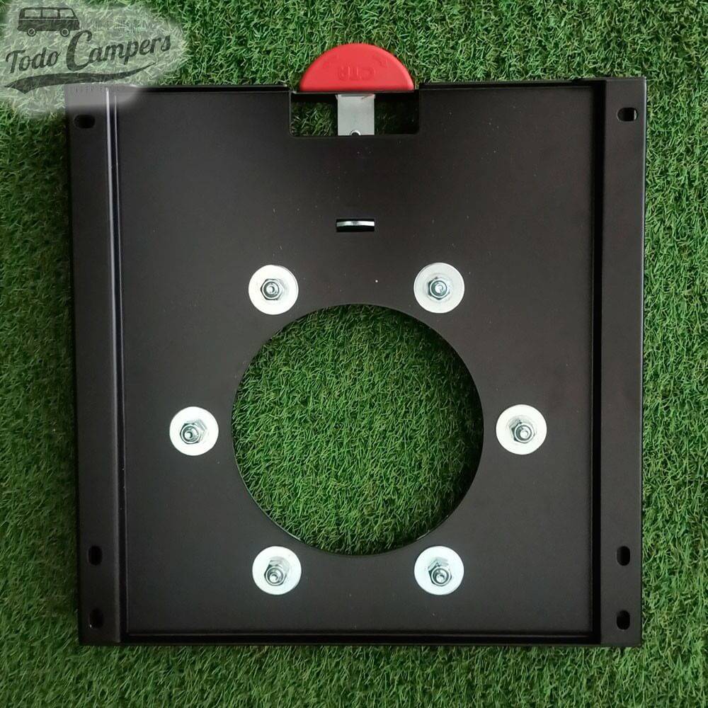 Vista inferior de la base giratoria lado  Conductor o Acompañante de Ducato, Jumper y Boxer desde 2007 - CTA