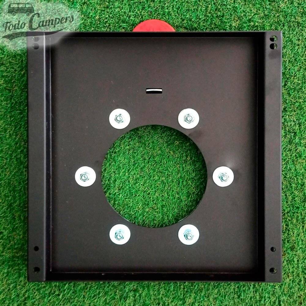 Base giratoria vista por debajo Marca CTA