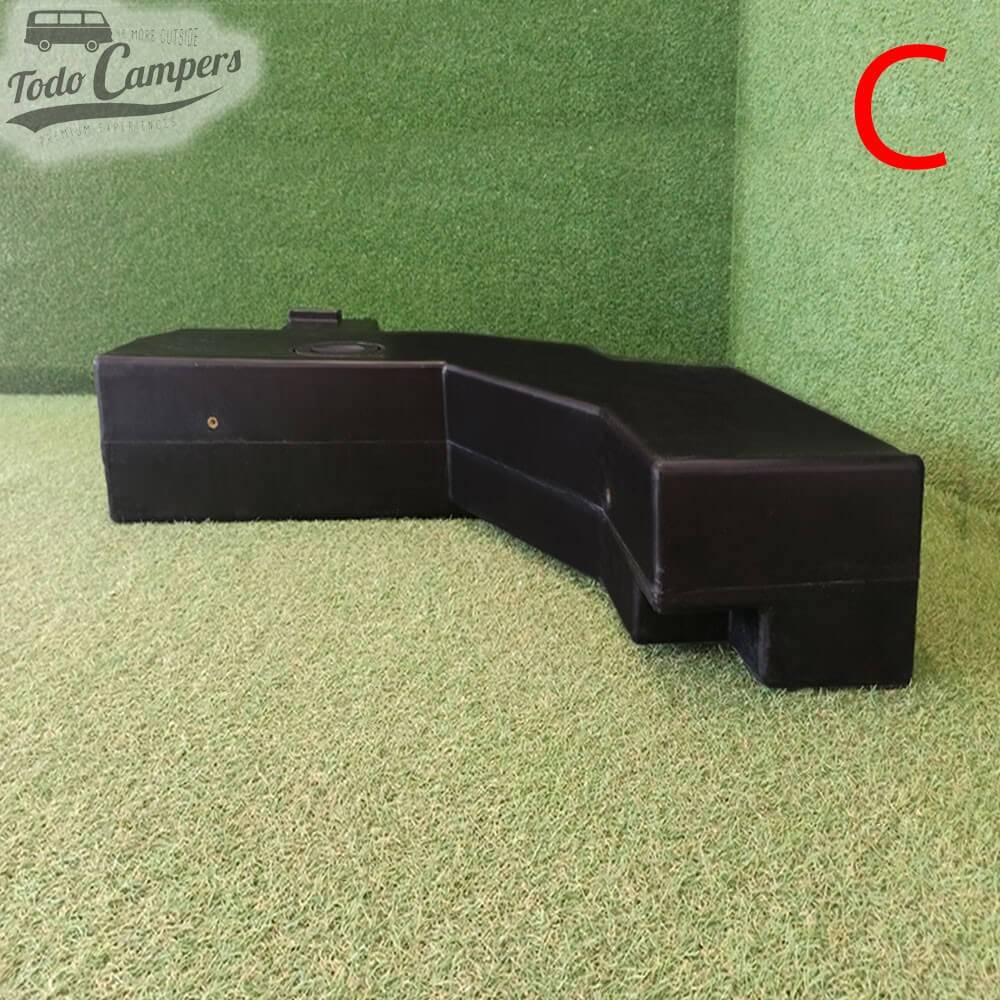 Face C do depósito de águas limpas para Volkswagen T5, T6 e T6.1 de 69L