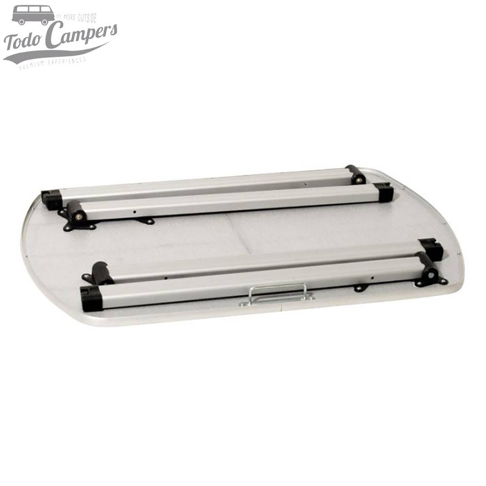 Pés dobráveis para ocupar o mínimo espaço possível