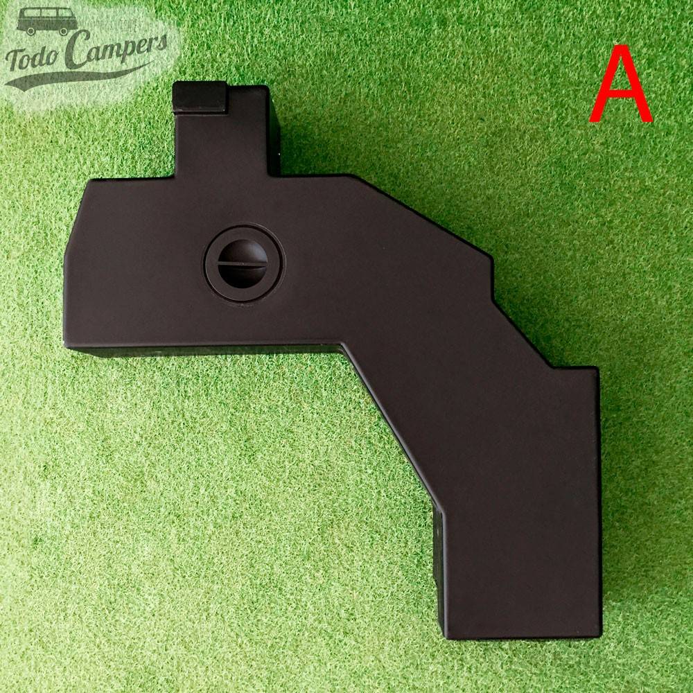 Face A, fotografia frontal do depósito de água para Volkswagen T5, T6 e T6.1 de 69L