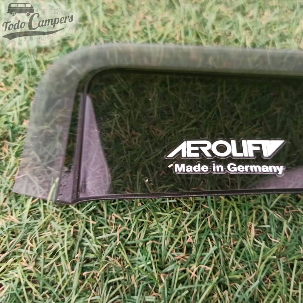 Detalle del deflector marca Aerolift