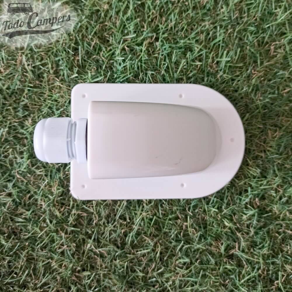 Pasatechos 1 vía para placas solares Color Blanco