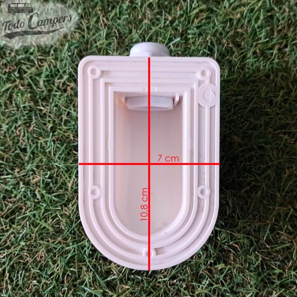 medidas del pasatechos de una via