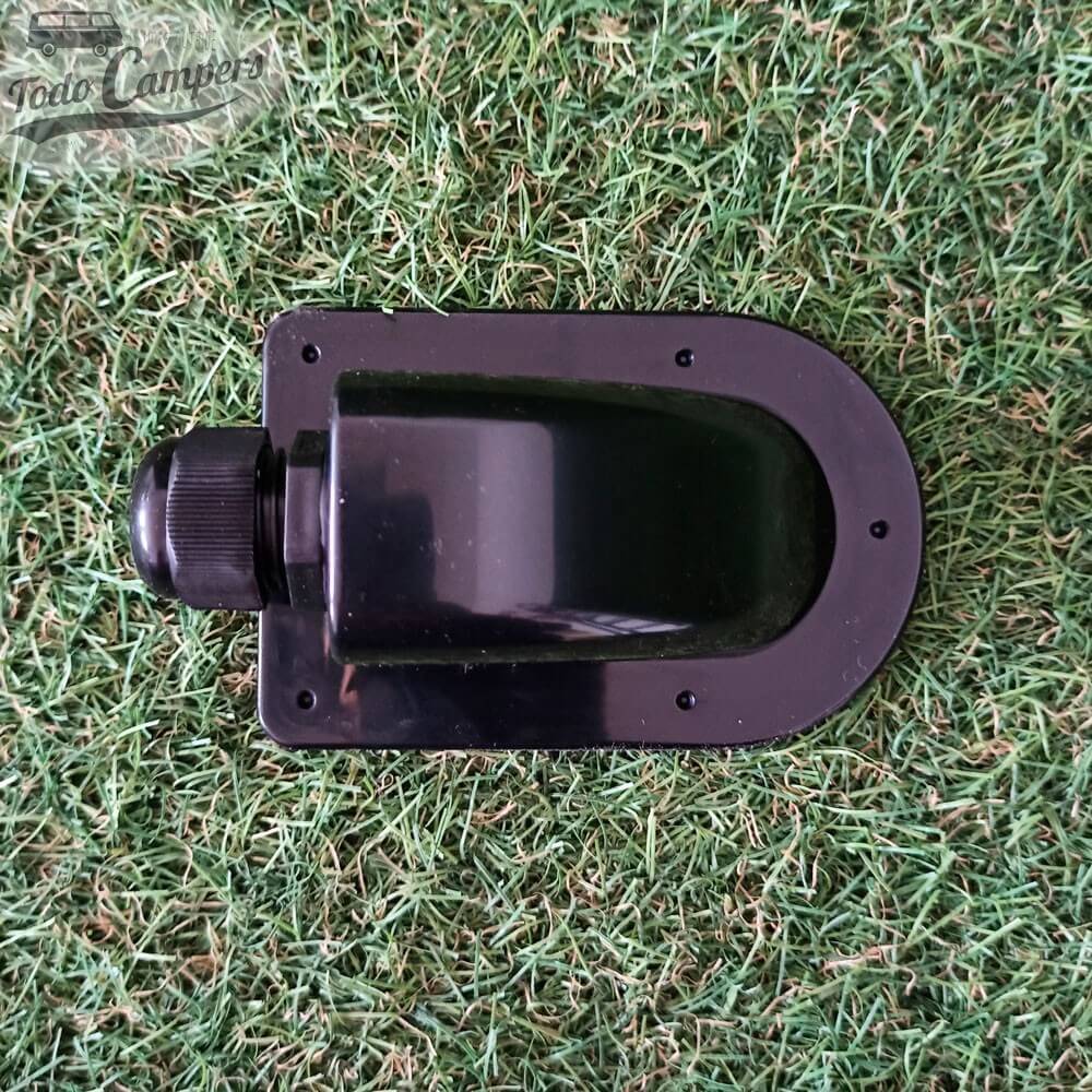 Passa-fios 1 via para painéis solares - Preto