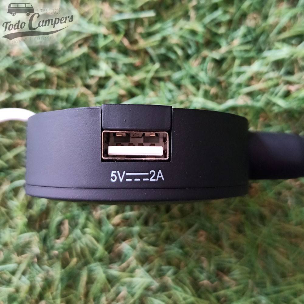 Lámpara LED L80TM con cargador USB de 2A