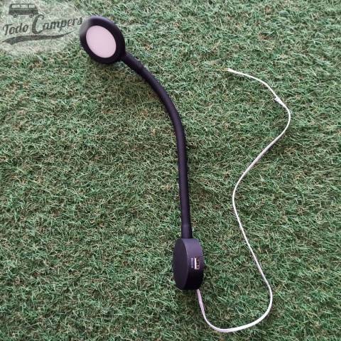 Lámpara LED táctil y flexible L80TM con 2 USB