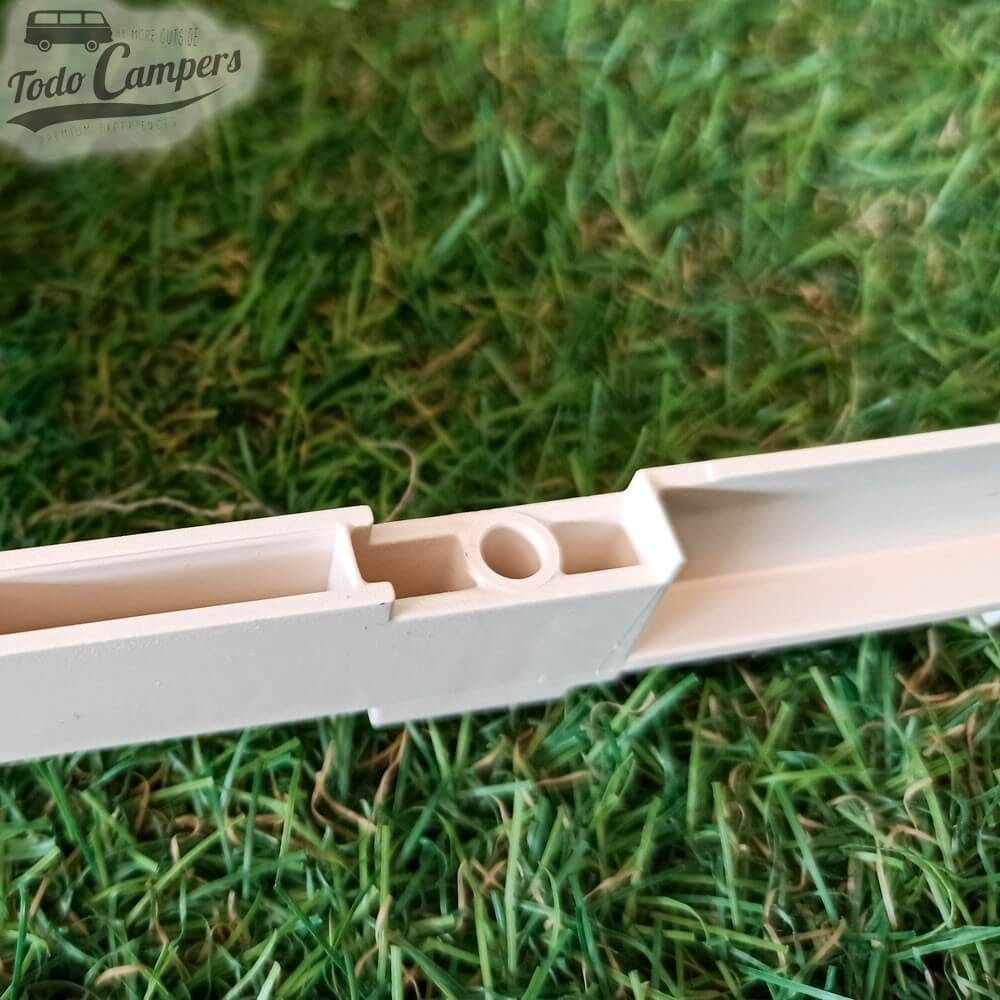 Detalle de los materiales del marco adaptador Micro Heki