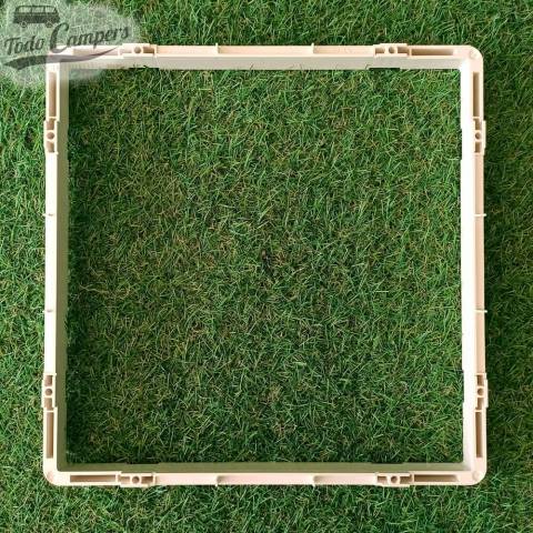 Marco adaptador para claraboya Micro Heki para grosores de techo 43-60 mm