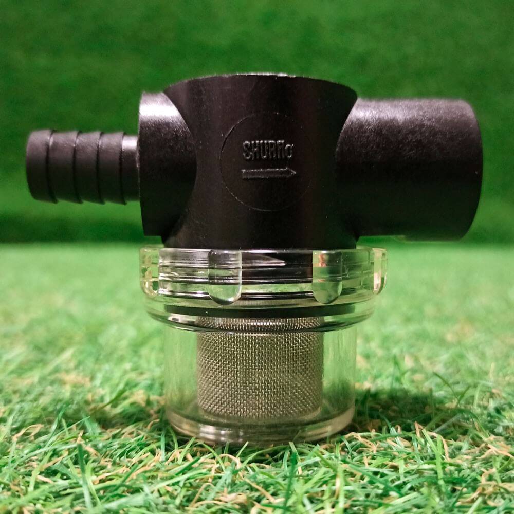 Filtro de agua para bomba de presión de la marca Shurflo