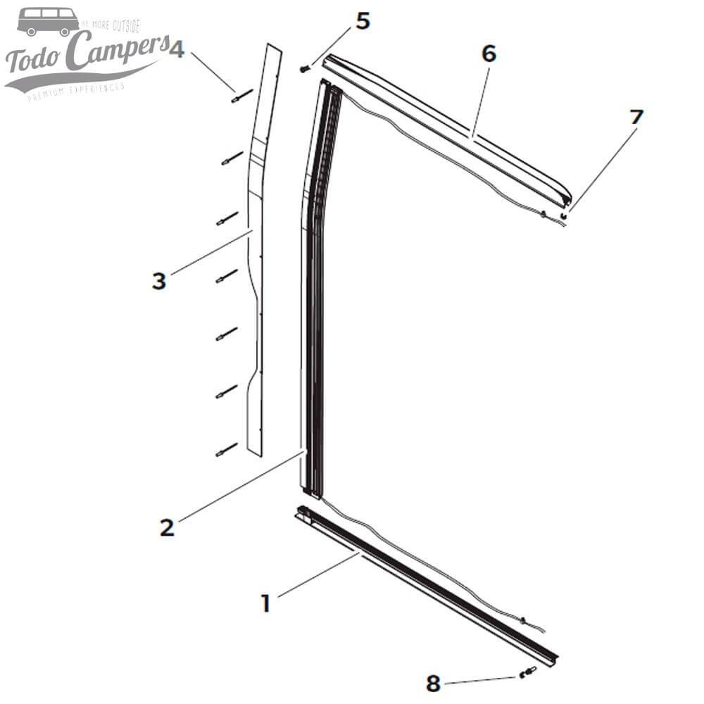 Instrucciones de montaje de la mosquitera Ft200