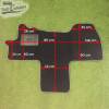 Medidas do Tapete para Ducato, Jumper e Boxer desde 2007 - Cabine
